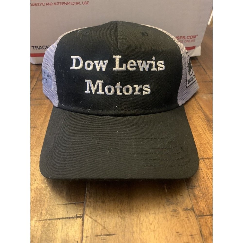 Dow Lewis Motors Mesh Trucker GMC Buick Ball Cap Hat - Picture 1 of 4